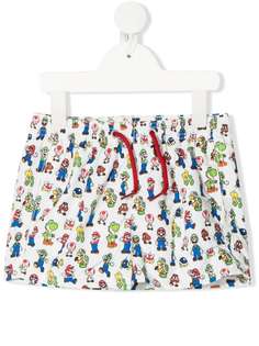 Mc2 Saint Barth Kids плавки-шорты с графичным принтом