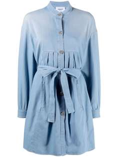 DONDUP джинсовое платье-рубашка без воротника