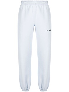 Off-White спортивные брюки с логотипом
