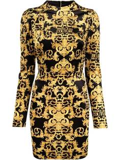 Versace Jeans Couture облегающее платье с узором Barocco