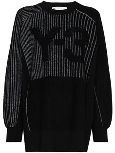 Y-3 джемпер в рубчик с логотипом
