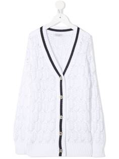 Brunello Cucinelli Kids кардиган с V-образным вырезом