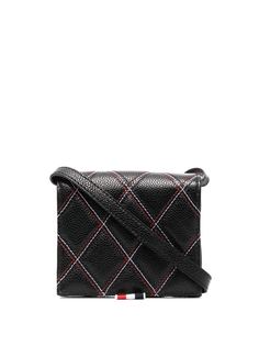 Thom Browne стеганый картхолдер с полосками RWB