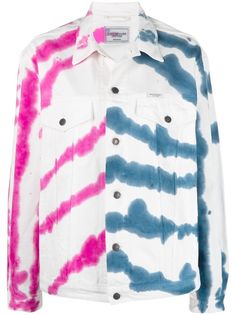 Forte Dei Marmi Couture джинсовая куртка с принтом тай-дай