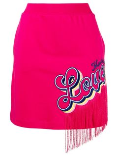 Love Moschino юбка с вышитым логотипом