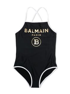 Balmain Kids купальник с логотипом