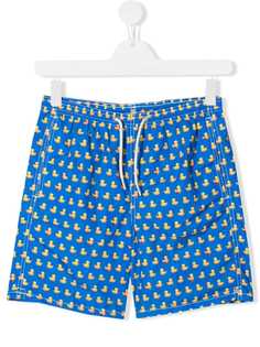 Mc2 Saint Barth Kids плавки-шорты с принтом