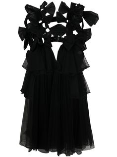 Comme Des Garçons Noir Kei Ninomiya кейп из тюля с бантами