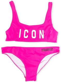 Dsquared2 Kids бикини с принтом Icon