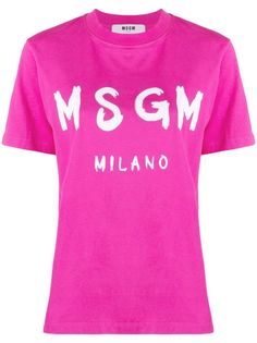 MSGM футболка с логотипом