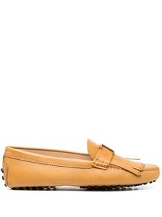 Tods лоферы Gommino с бахромой Tod’S