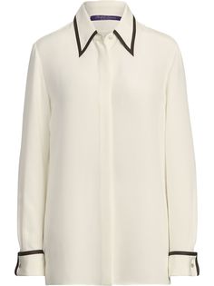 Ralph Lauren Collection рубашка с контрастной отделкой