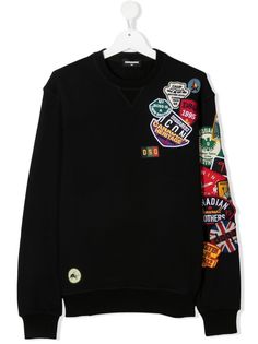 Dsquared2 Kids толстовка с нашивками