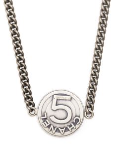 Chanel Pre-Owned цепочка на шею с логотипом CC