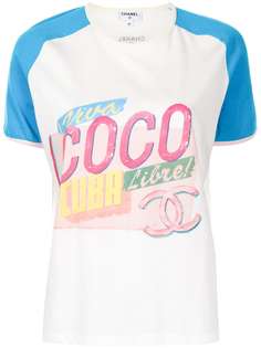 Chanel Pre-Owned футболка Viva Coco