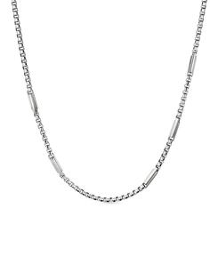 David Yurman серебряная цепочка на шею 4.8mm Station