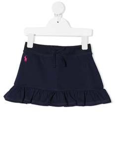 Ralph Lauren Kids юбка мини с вышивкой Polo Pony