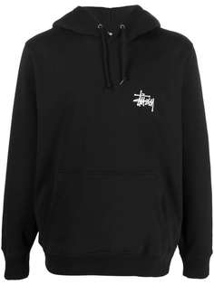 Stussy худи с кулиской и логотипом