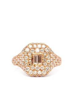 SHAY кольцо Essential из розового золота с бриллиантами