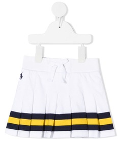 Ralph Lauren Kids юбка мини со складками и полосками
