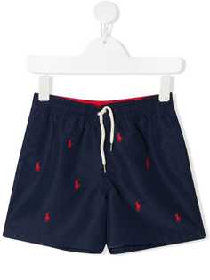 Ralph Lauren Kids плавки-шорты с вышитым логотипом