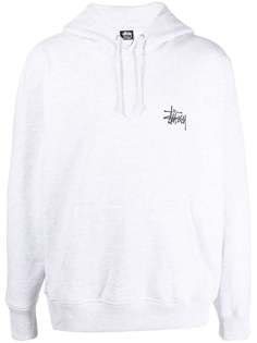 Stussy худи с кулиской и логотипом