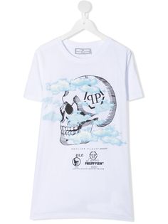 Philipp Plein Junior футболка с монограммой