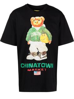 Chinatown Market футболка Smiley Sketch Basketball Bear