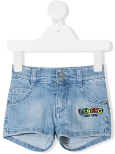 Iceberg Kids джинсовые шорты Tweety с вышитым логотипом