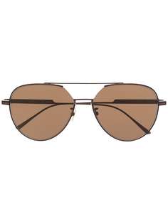 Bottega Veneta Eyewear солнцезащитные очки-авиаторы BV1013SK