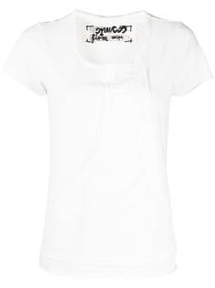 Rundholz футболка с многослойным подолом