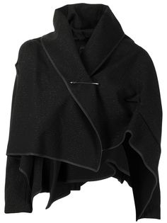 Comme Des Garçons Pre-Owned пиджак асимметричного кроя с эффектом металлик