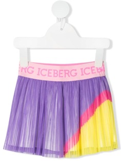 Iceberg Kids плиссированная юбка из тюля