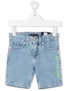 Tommy Hilfiger Junior джинсовые шорты с вышитым логотипом