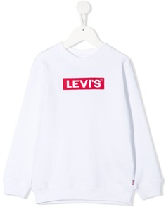 Levis Kids толстовка с вышитым логотипом