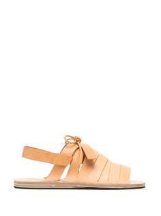 Jil Sander сандалии со шнуровкой