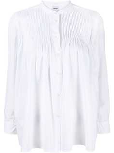 Aspesi рубашка без воротника со складками