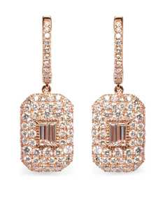 SHAY серьги-подвески из розового золота с бриллиантами