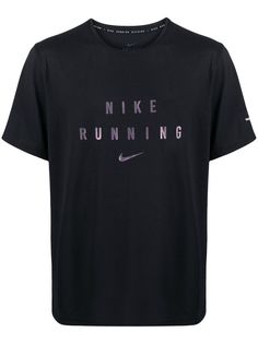 Nike футболка Dri-FIT Miler с логотипом
