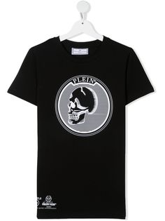 Philipp Plein Junior футболка с логотипом Skull