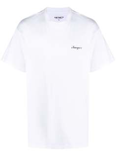 Carhartt WIP футболка с надписью