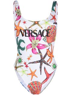Versace купальник с принтом