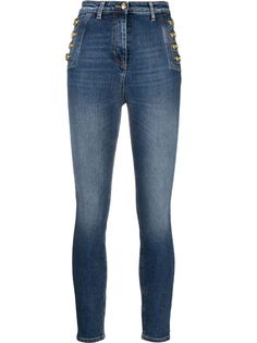 Elisabetta Franchi джинсы кроя слим с завышенной талией