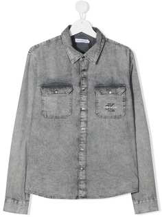 Calvin Klein Kids джинсовые шорты с вышитым логотипом