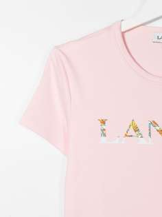 LANVIN Enfant футболка с логотипом