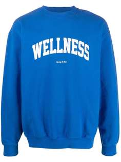 Sporty & Rich толстовка с принтом Wellness