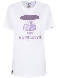 AAPE BY *A BATHING APE® футболка с графичным принтом