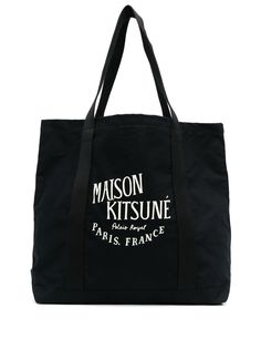 Maison Kitsuné сумка-тоут с логотипом