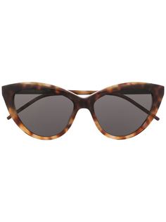 Saint Laurent Eyewear солнцезащитные очки в оправе кошачий глаз