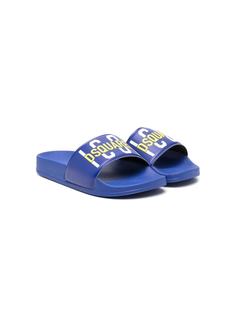 Dsquared2 Kids шлепанцы с принтом Icon